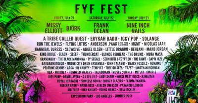 Frank Ocean, Missy Elliott, Björk, And Nine Inch Nails To Headline FYF Fest 2017
