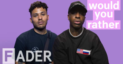 Joey Purp and Kami argue whether cereal is a soup, who’s getting into the hip-hop Hall of Fame, and more on Would You Rather