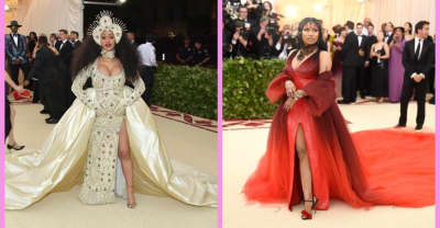 Cardi B resolved her issues with Nicki Minaj at the Met Gala