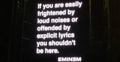 Eminem doesn’t care if he frightens fans with loud noises