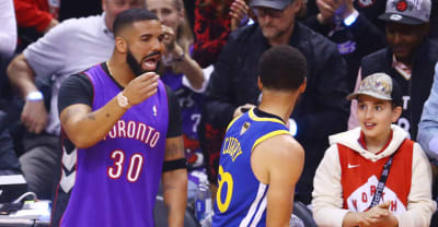 Drake was the center of attention during Game 1 of the NBA Finals