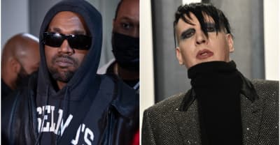 Kanye West brought out Marilyn Manson for his latest Sunday Service livestream