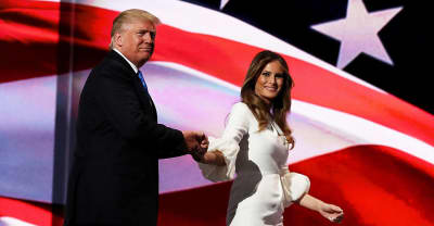 Melania Trump Says Her Husband Was “Egged On” Into “Boy Talk”