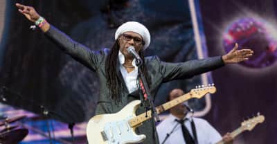 Nile Rodgers broke his nose in an accident at his studio