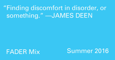FADER Mix: James Deen