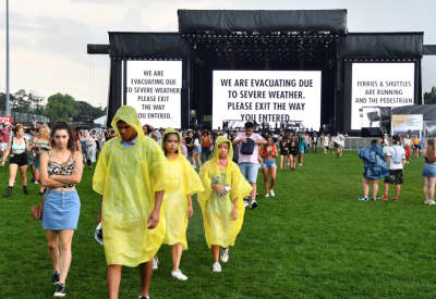 Panorama Festival evacuated after reports of inclement weather