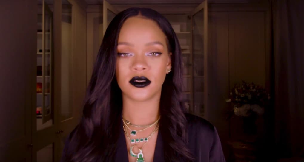 Watch Rihanna slay in this new Halloween goth make up tutorial