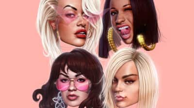Charli XCX, Cardi B, Rita Ora and Bebe Rexha link up for “Girls”