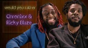 Chronixx and Ricky Blaze on the one riddim they wish they’d created