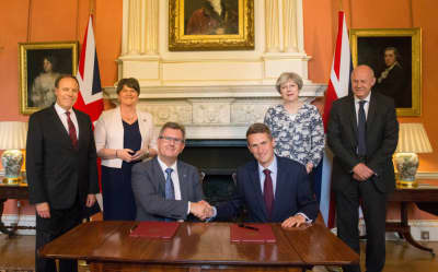 Conservatives And D.U.P. Agree U.K. Government Deal