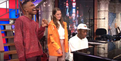 Watch Tyler, The Creator Play “911” On The Piano With Steve Lacy And Anna Of The North