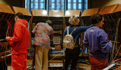Red Bull Music Academy Bass Camp gets up close &amp; personal with the world’s largest synthesizer