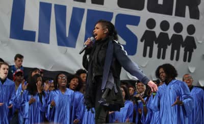 Jennifer Hudson, Ariana Grande, and more perform at the March For Our Lives