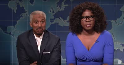 Watch Oprah and Stedman discuss running for president in this SNL sketch