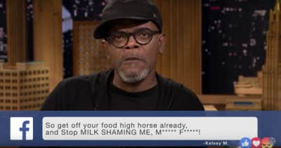 Watch Samuel L. Jackson Rant About Girl Scout Cookies, Milk On Fallon