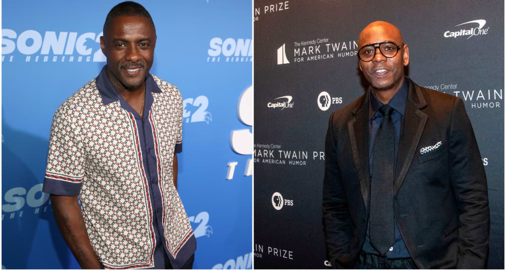 #Idris Elba says he sold weed to Dave Chappelle to support his early acting career