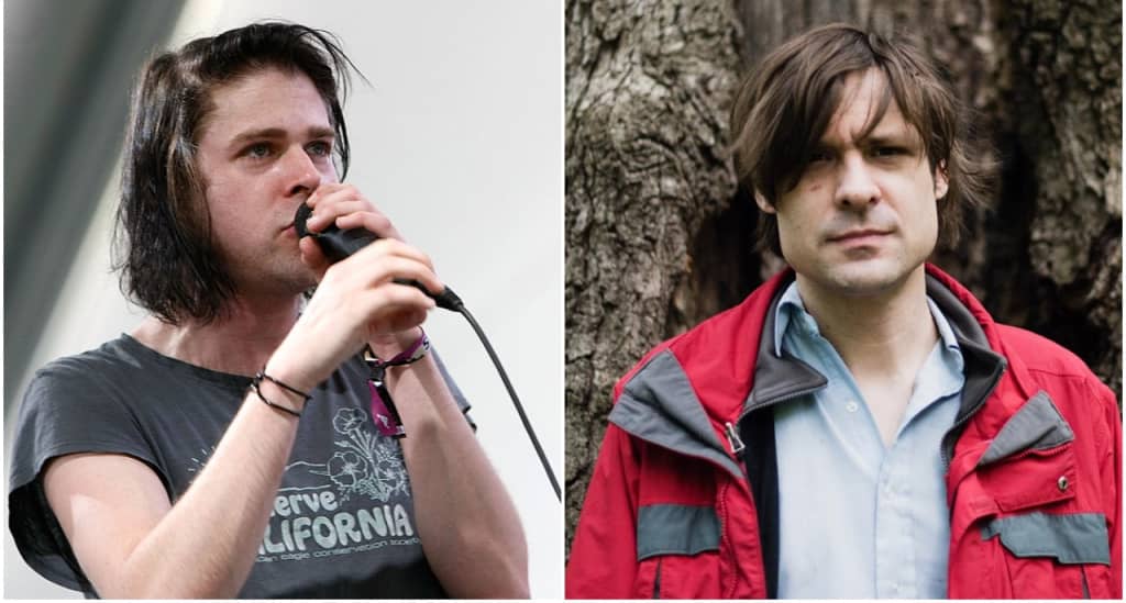 Ariel Pink and John Maus seen during the DC Trump riot