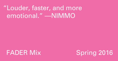 FADER Mix: Nimmo
