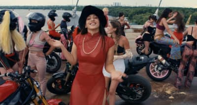 Rosalía leads a biker gang in her “Saoko” video