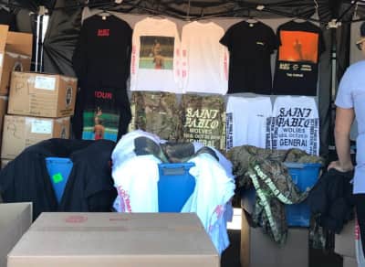 Kanye West Debuted New Merch At The Saint Pablo Tour In L.A.