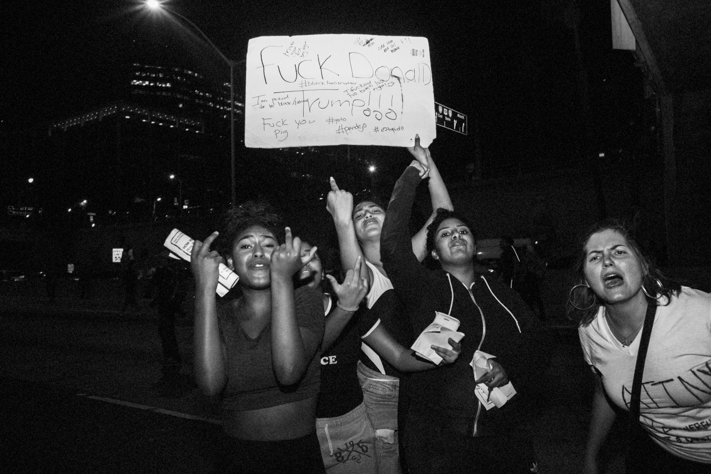 LA Came Out To Protest Trump Winning The Election