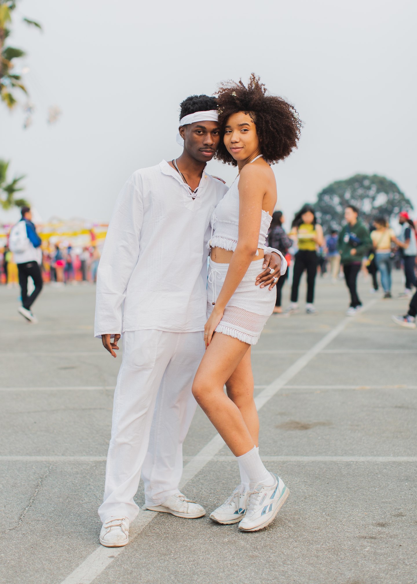 Camp Flog Gnaw attendees blended glamor and comfort perfectly