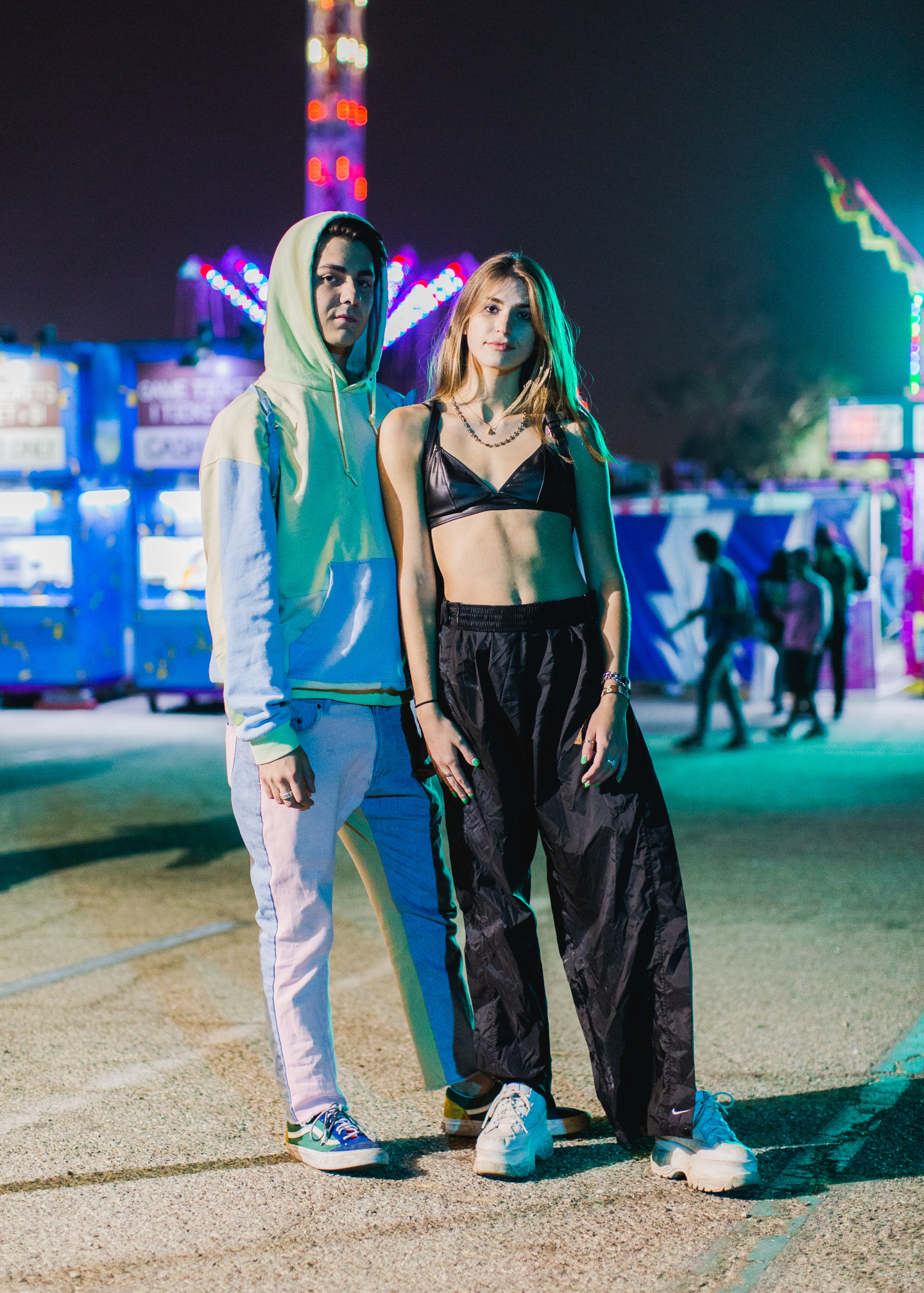Camp Flog Gnaw attendees blended glamor and comfort perfectly