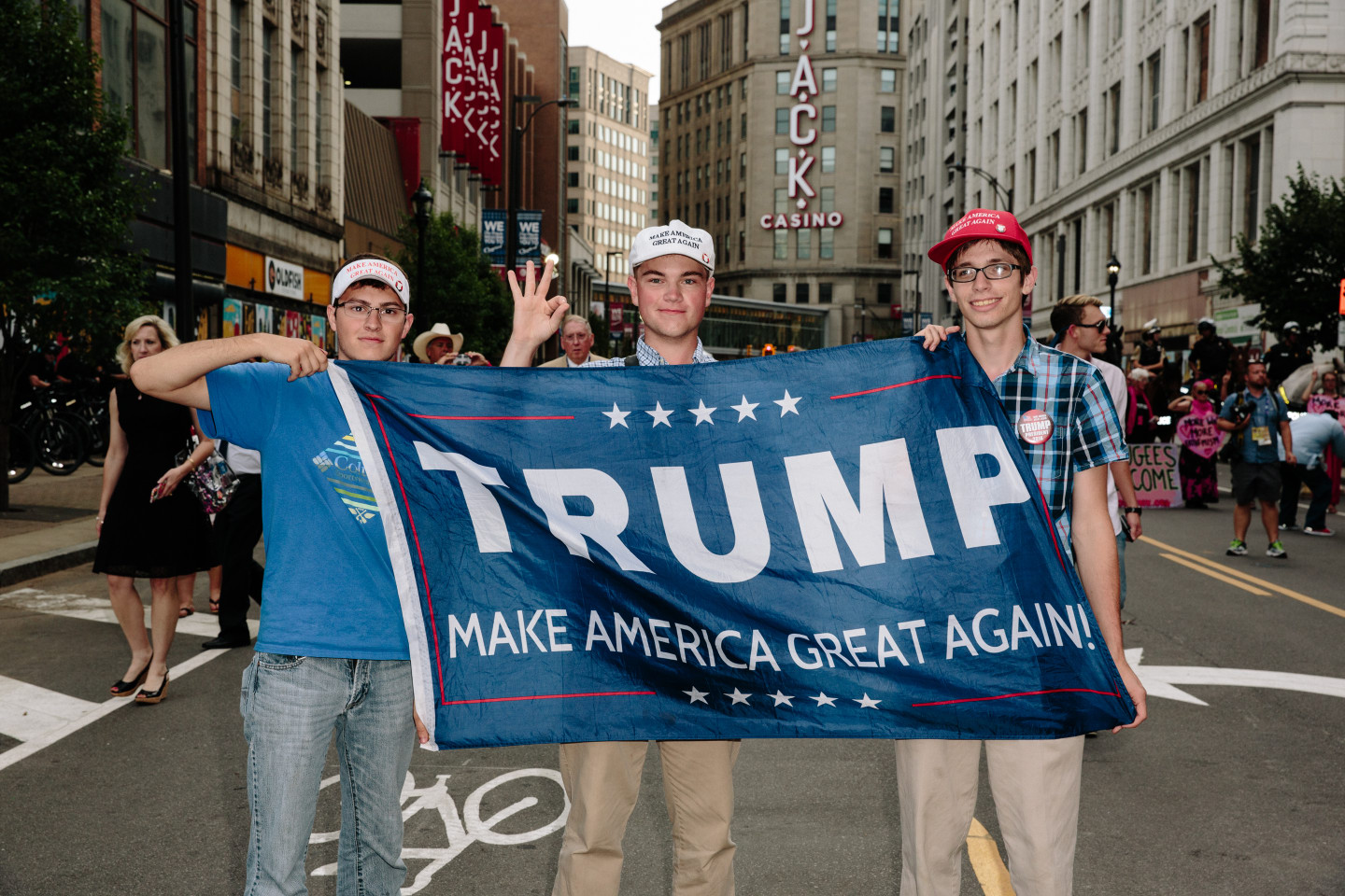 This Is What It Was Like Outside The Republican National Convention