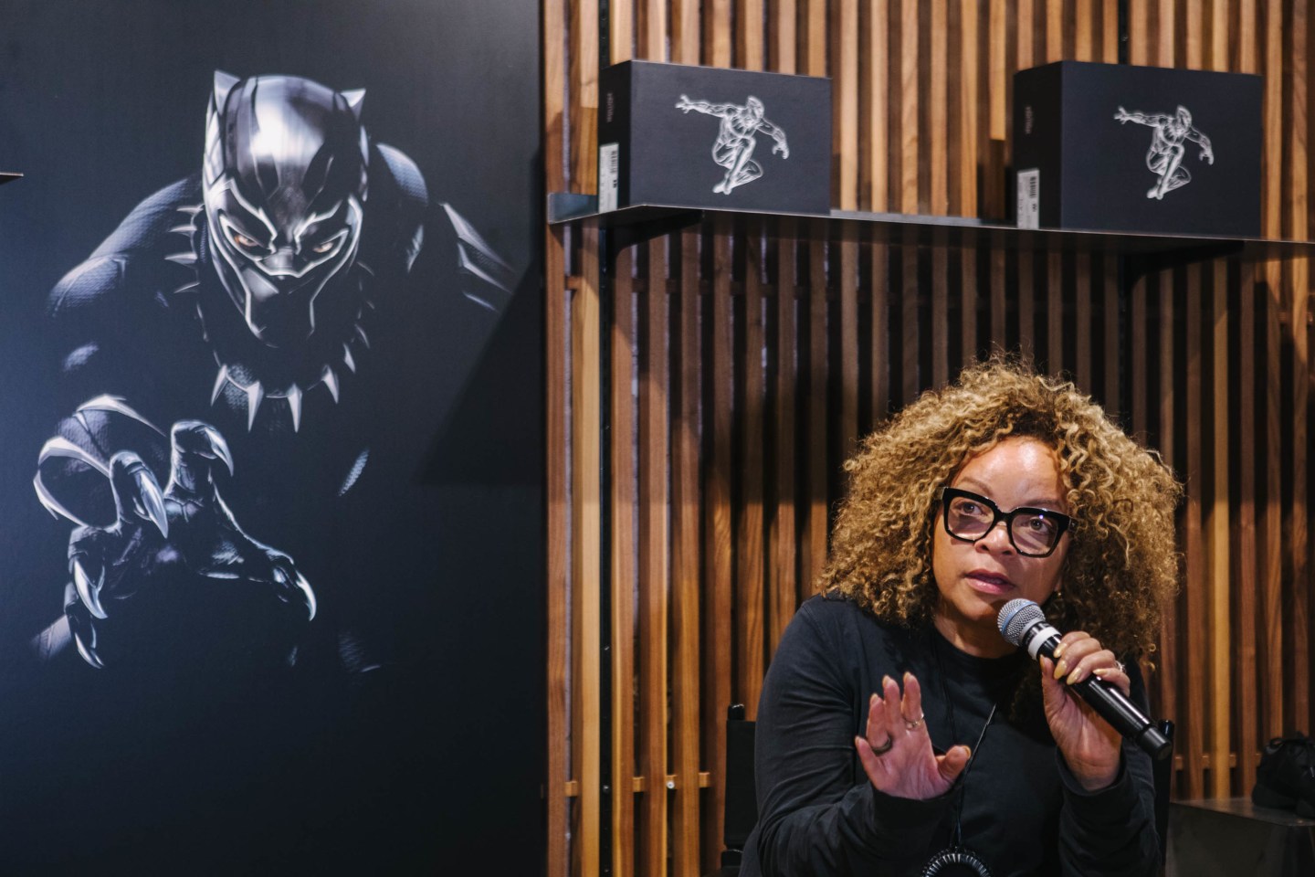 Clarks brought out Black Panther’s costume designer to celebrate their new sneaker collab