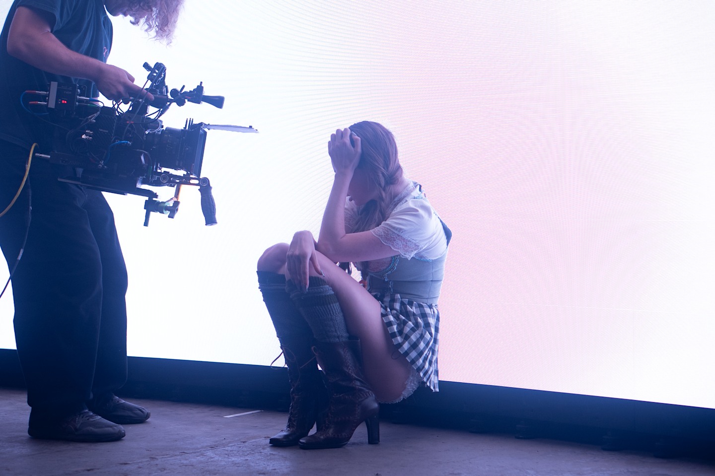 Go behind the scenes of Kim Petras’s “Autobahn” music video