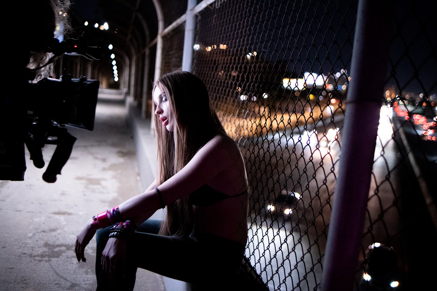 Go behind the scenes of Kim Petras’s “Autobahn” music video