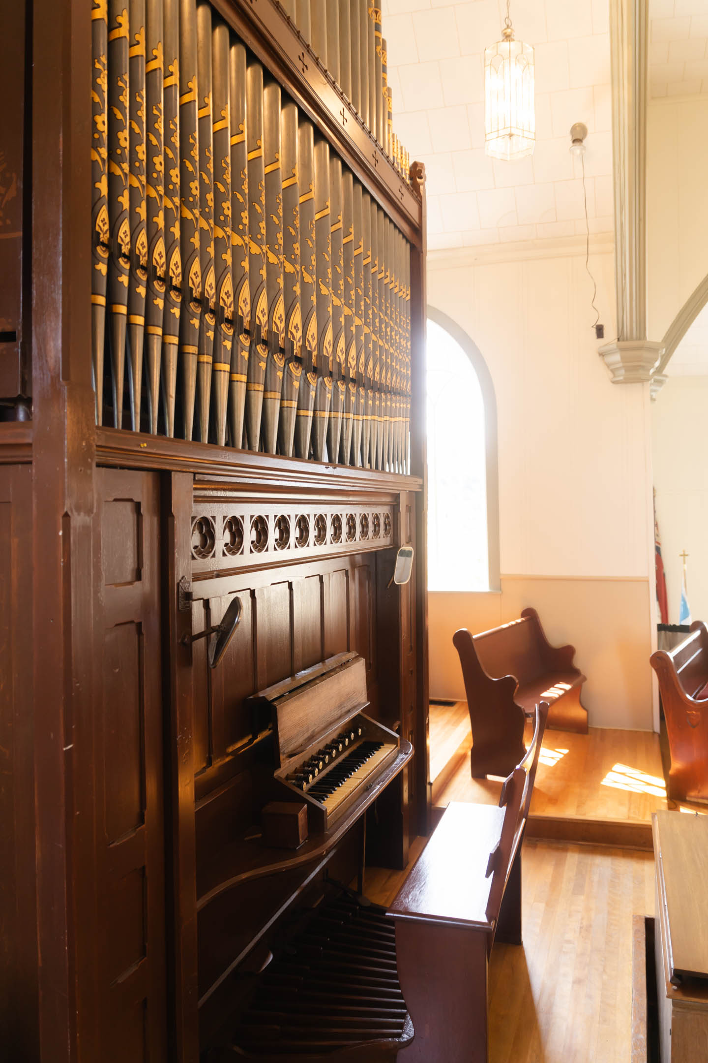 Michael Cloud Duguay is creating beauty with disappearing church organs