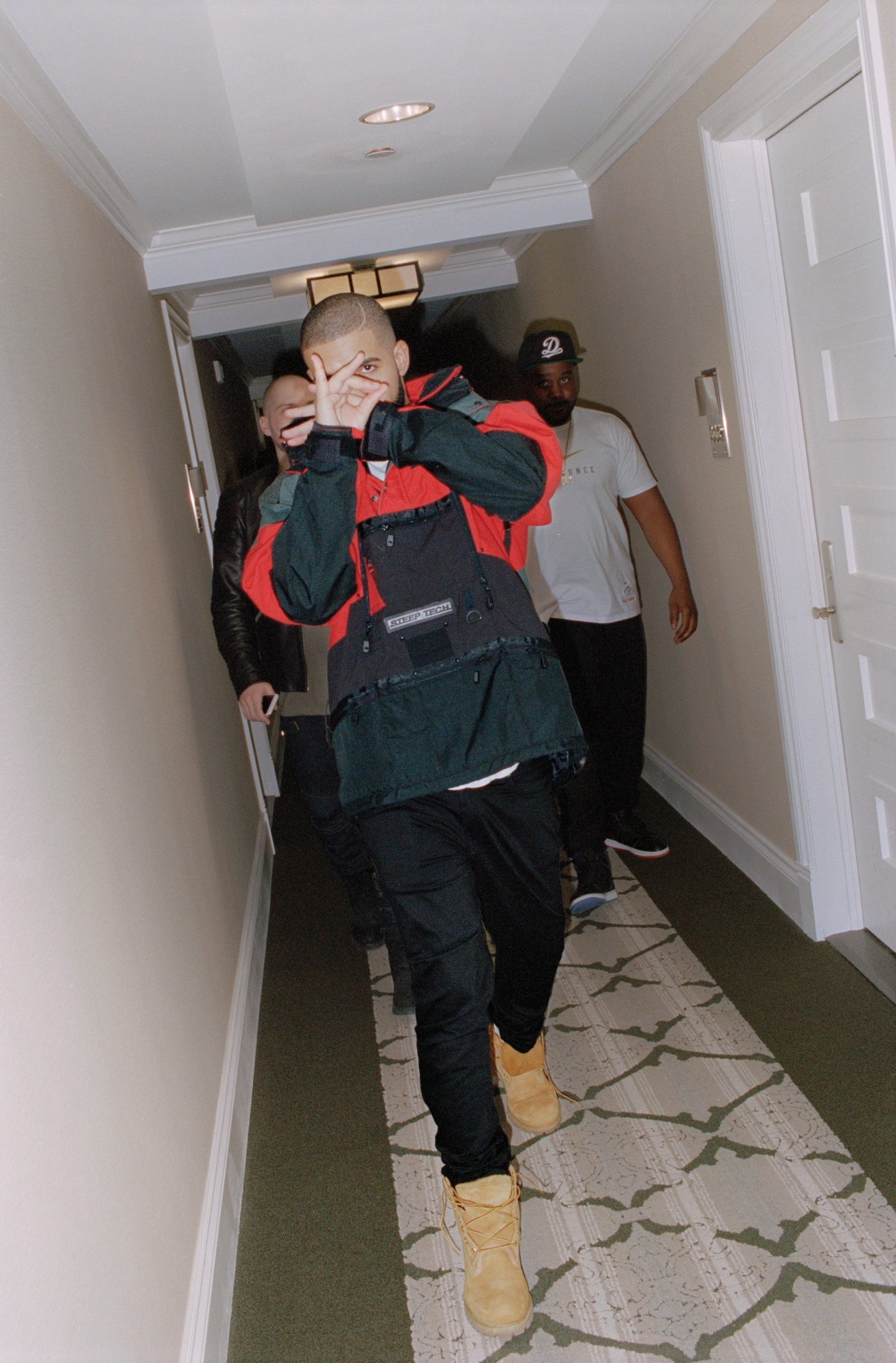 drake north face jacket yellow