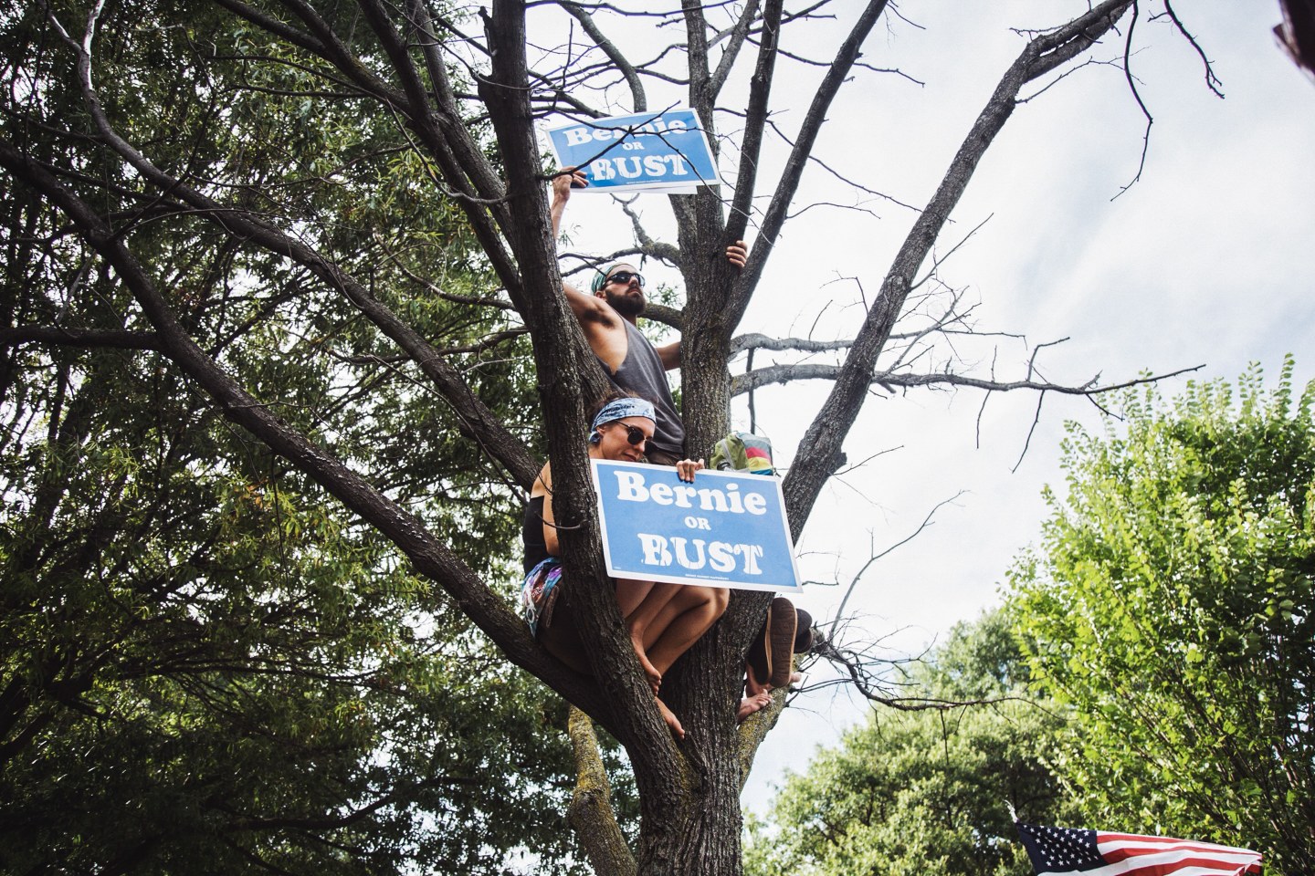 This Is What It Was Like Outside The Democratic National Convention