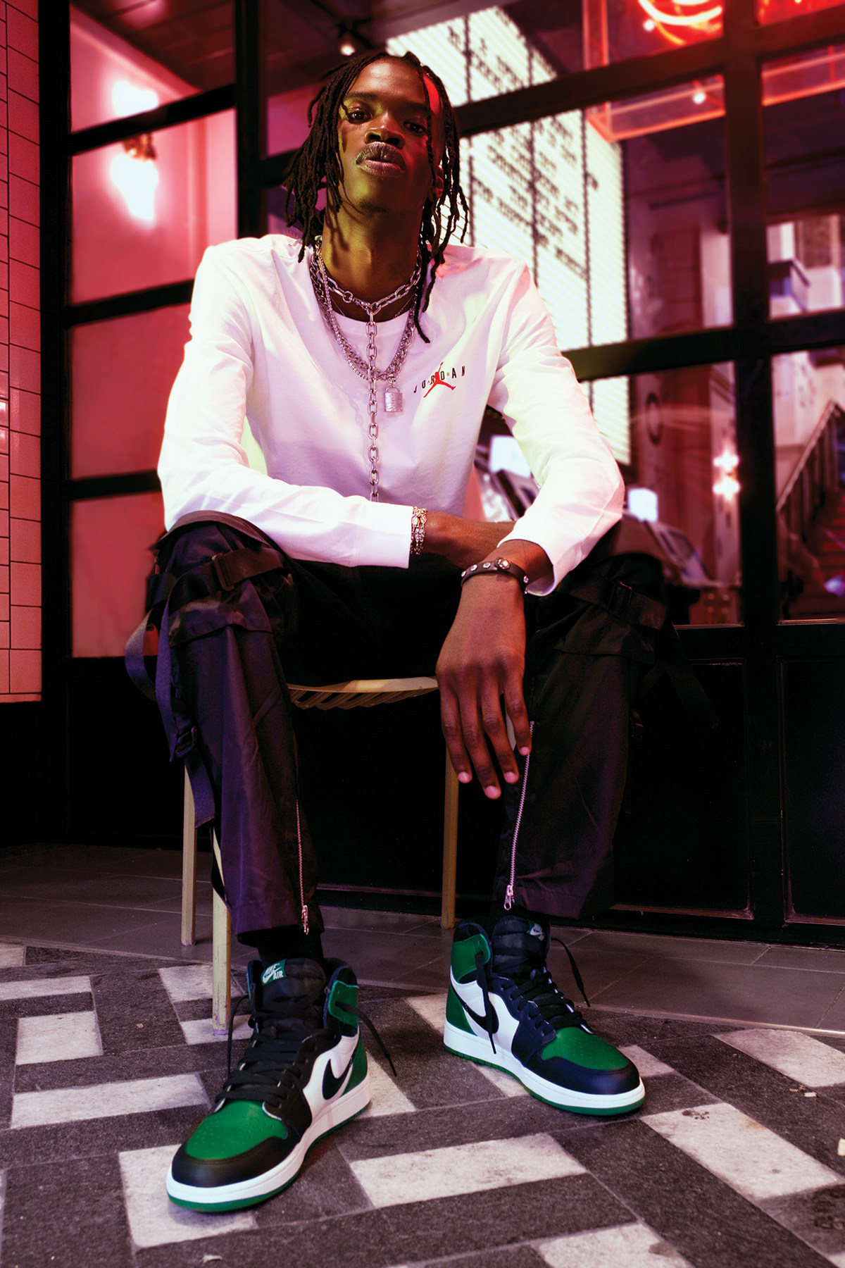 rappers wearing air jordan 1