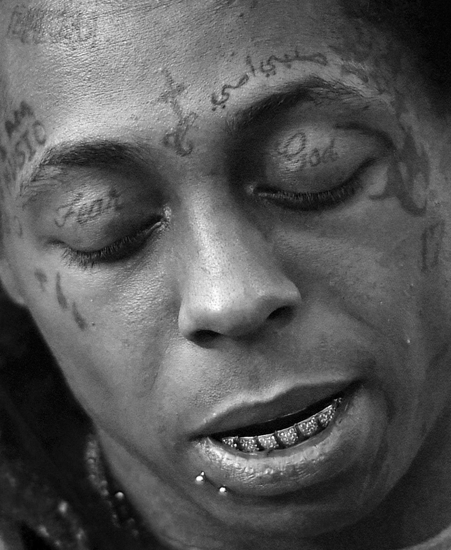 Татуировки в виде лица. Lil Wayne Татуировки.