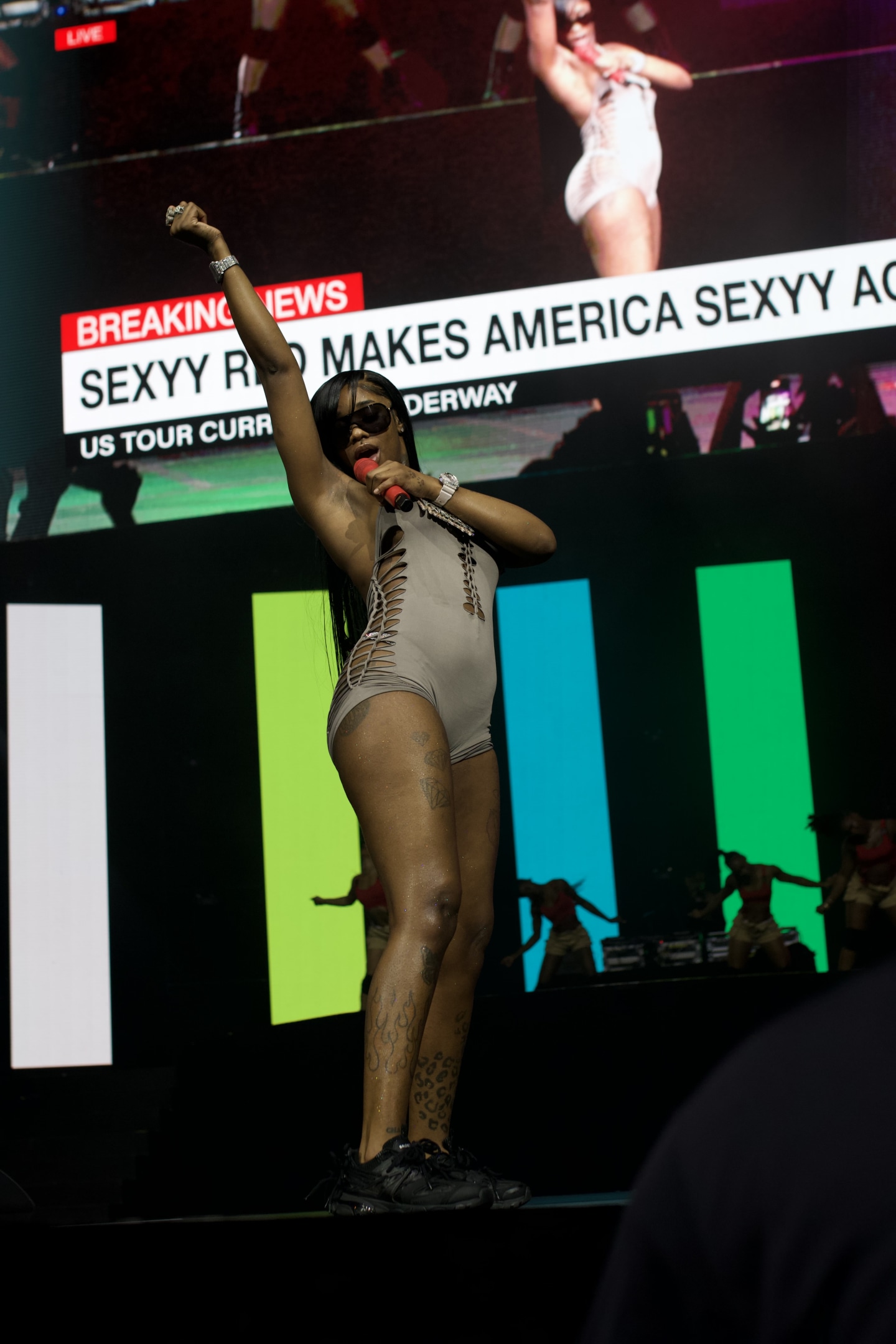 Sexyy Red lives up to her campaign promises in concert