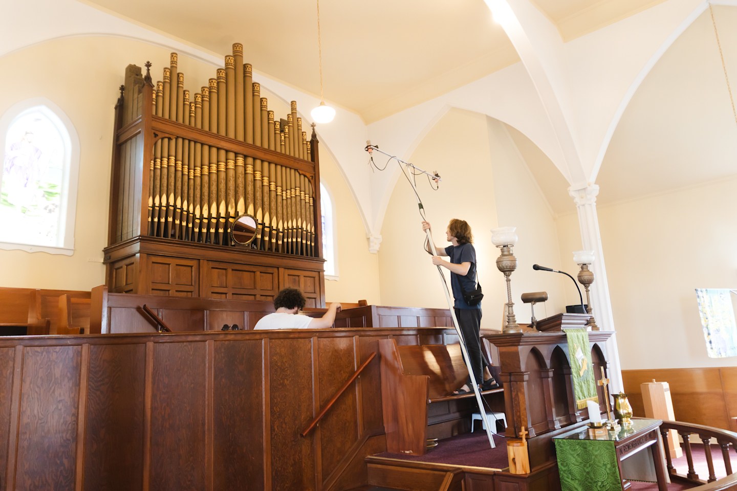 Michael Cloud Duguay is creating beauty with disappearing church organs