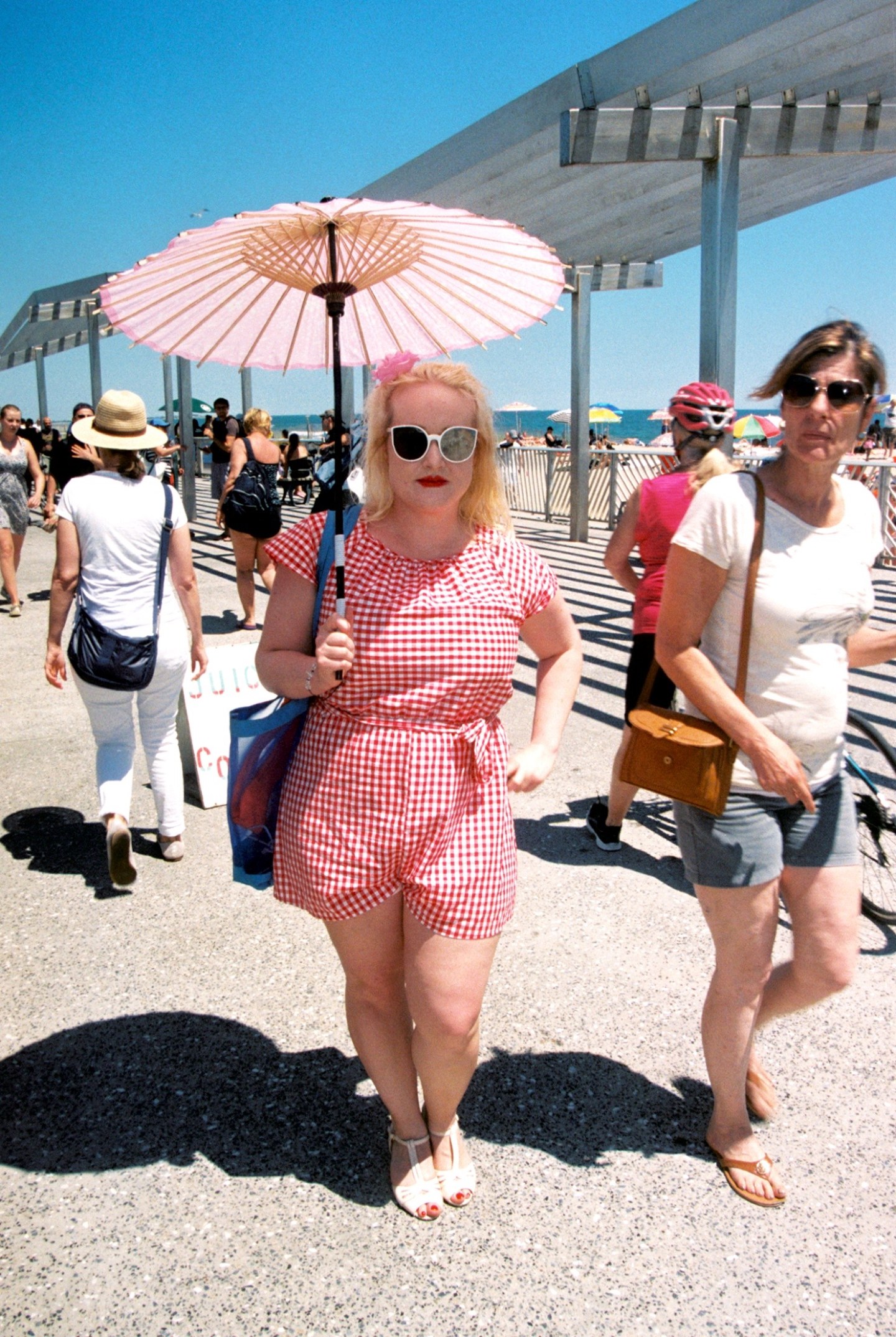 Wear colors to the beach that make you feel good, inside and out