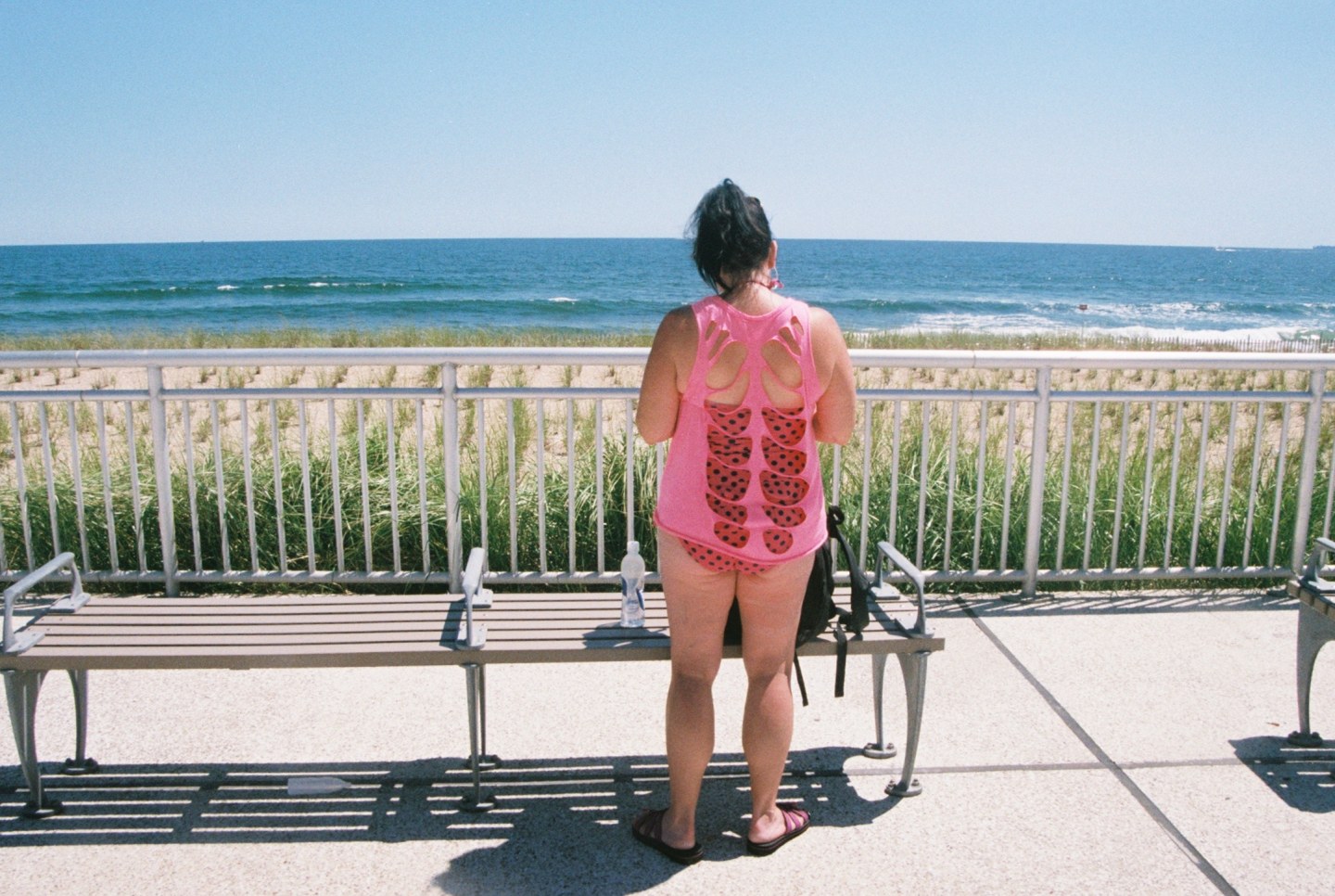 Wear colors to the beach that make you feel good, inside and out