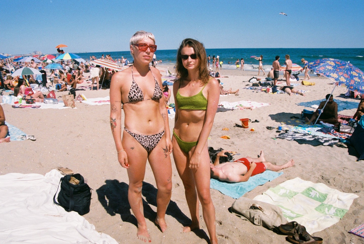 Wear colors to the beach that make you feel good, inside and out