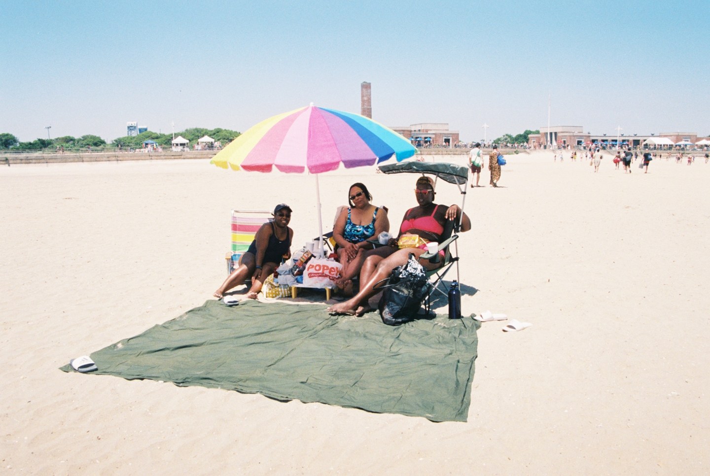 Wear colors to the beach that make you feel good, inside and out