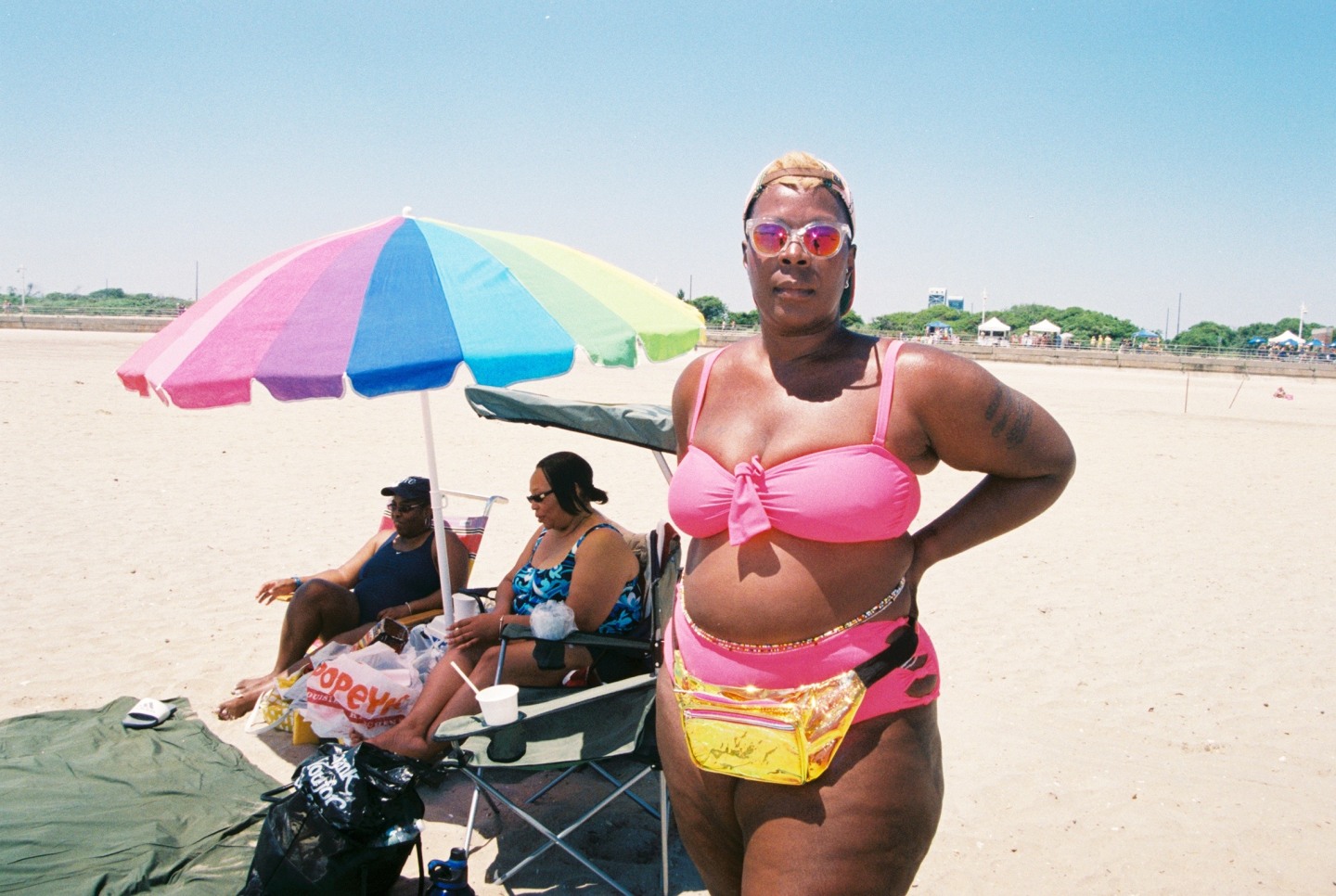 Wear colors to the beach that make you feel good, inside and out