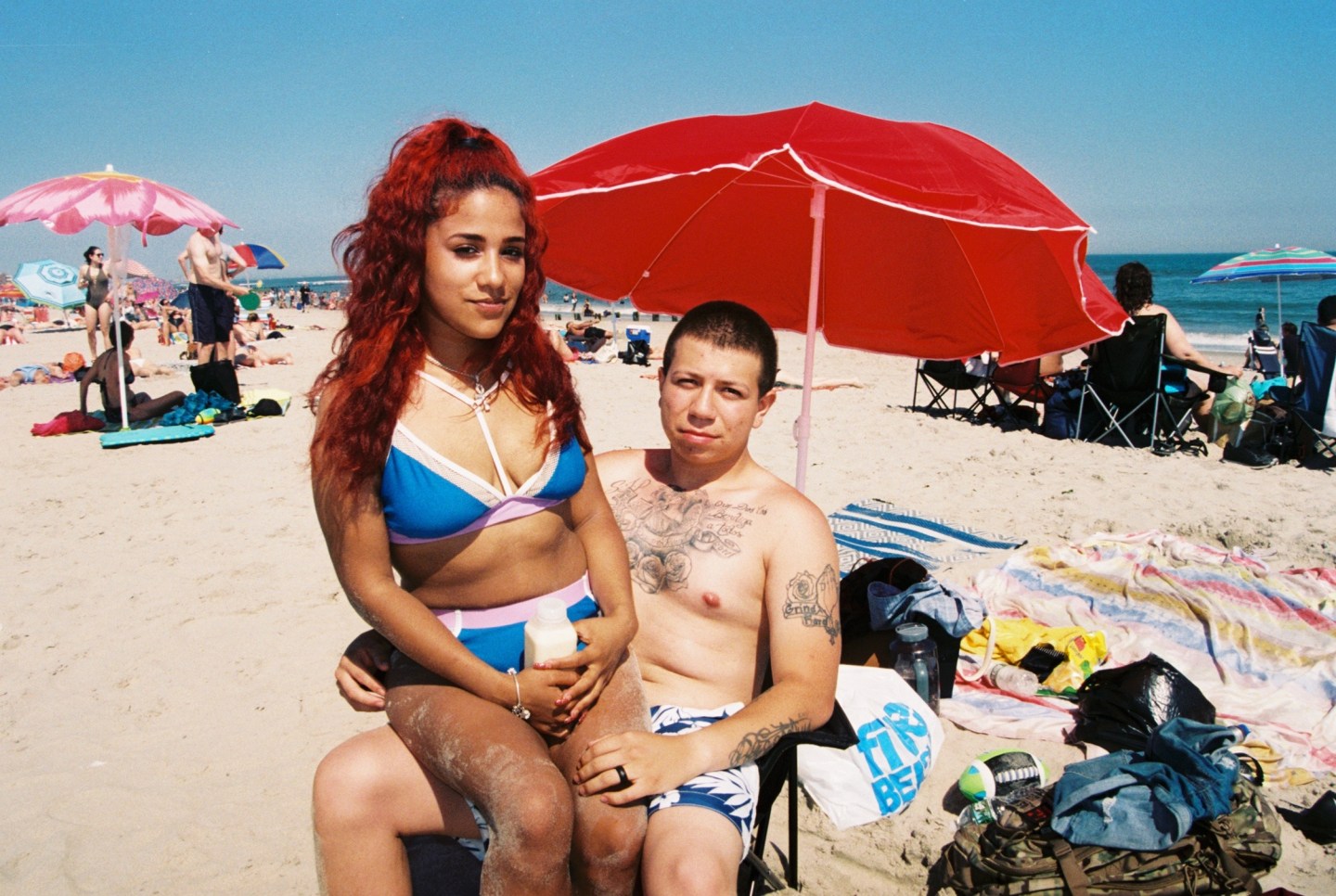 Wear colors to the beach that make you feel good, inside and out