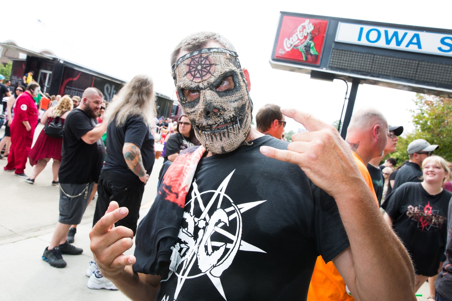 Photos of the marvelous Maggots of Slipknot’s Iowa State Fair performance