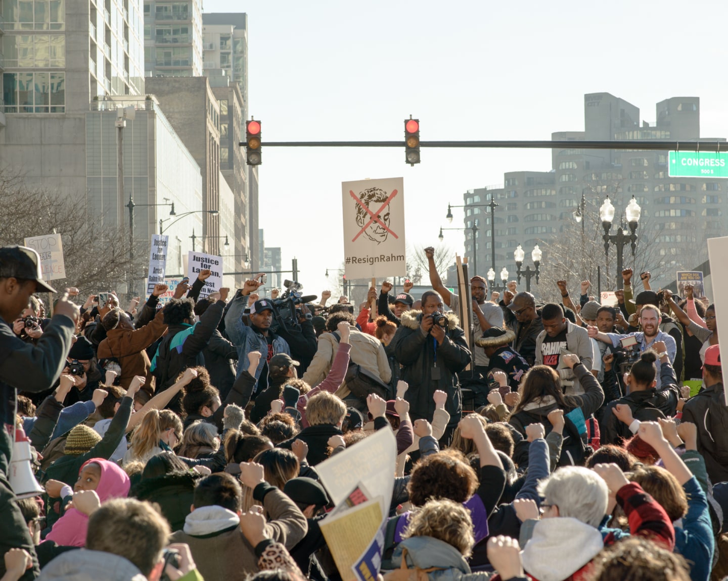 What Chicago’s #ResignRahm Protests Really Looked Like