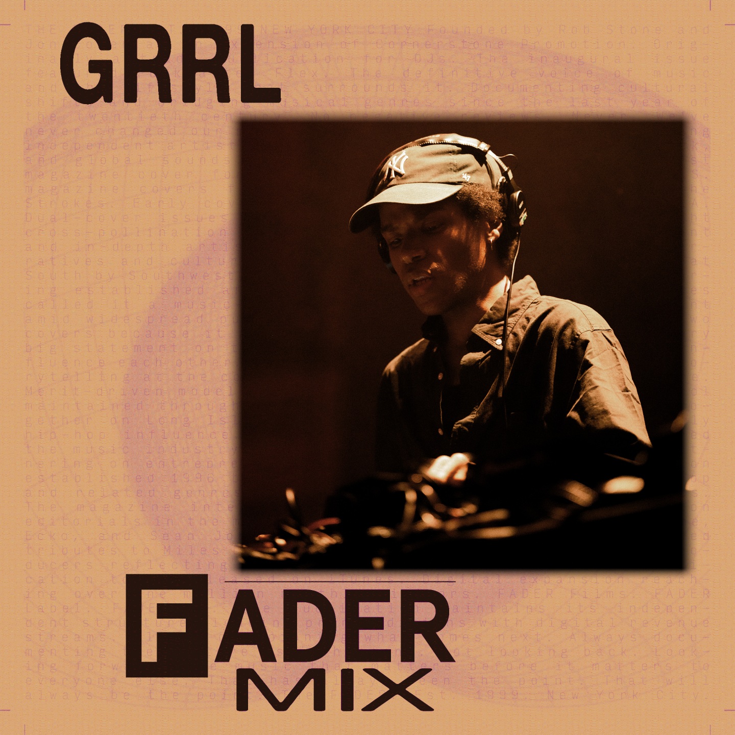 Listen to a new FADER mix by GRRL