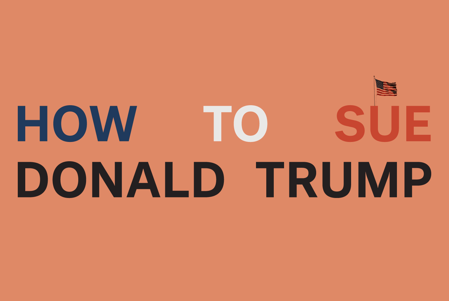 How To Sue Donald Trump