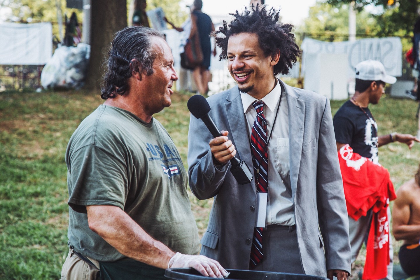 This Is What It Was Like Outside The Democratic National Convention