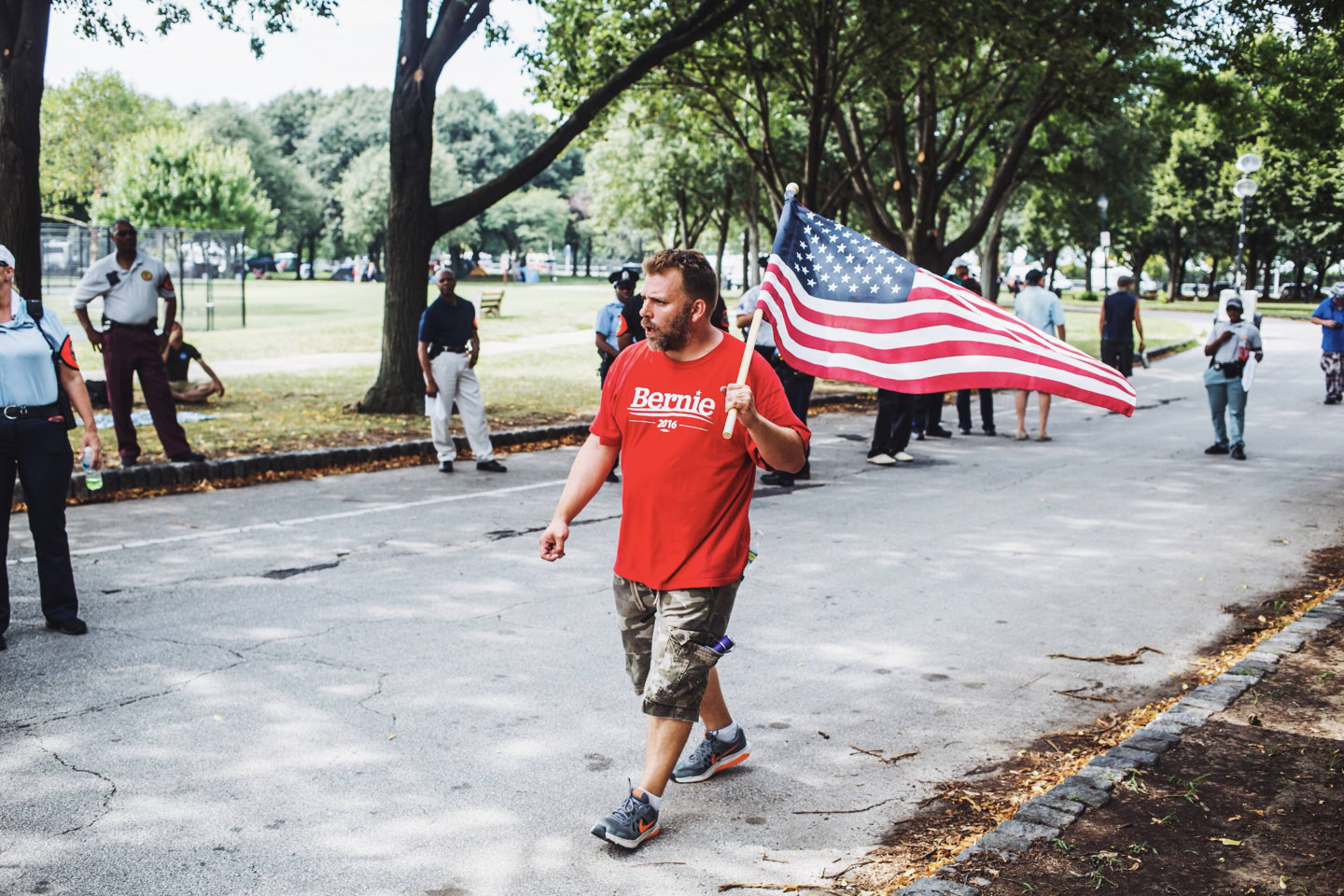 This Is What It Was Like Outside The Democratic National Convention